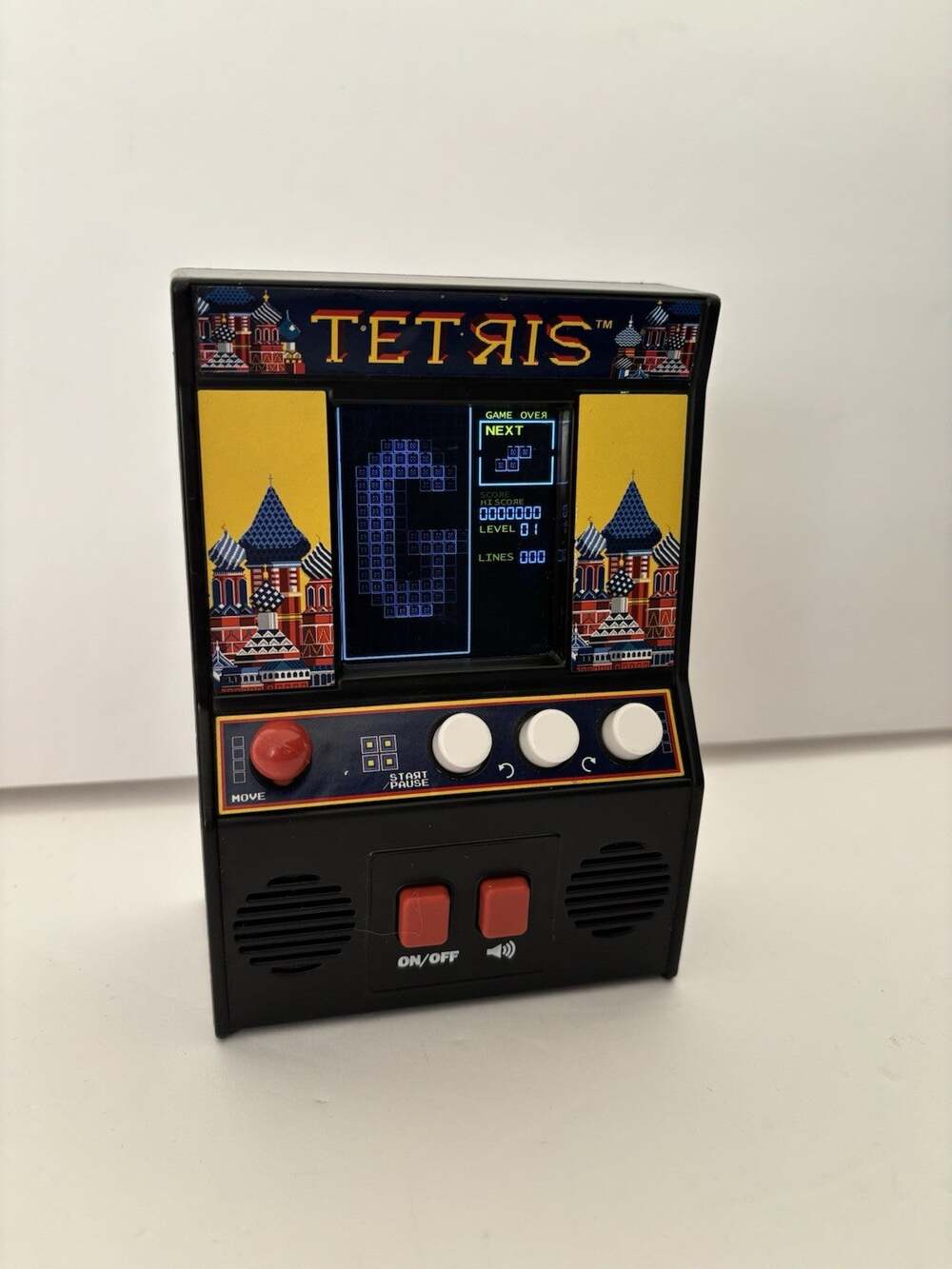Tetris Hand Held Classic Arcade Mini Retro Game Black 2018 WORKS!